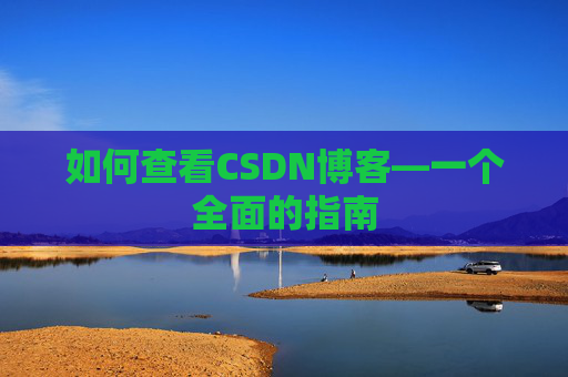 如何查看CSDN博客—一个全面的指南